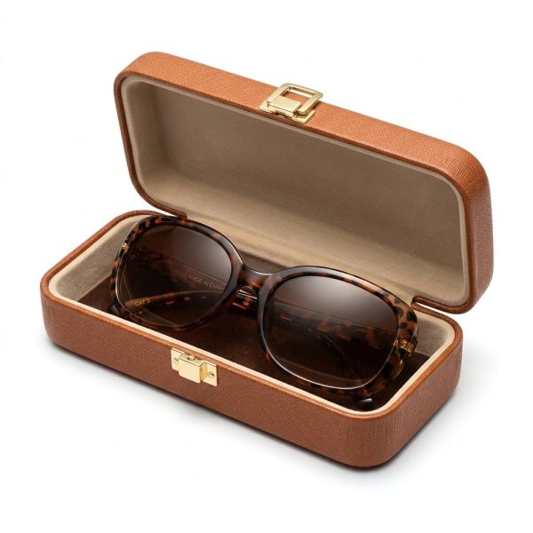 Gafas de Sol Ovaladas Animal Print Marrones | Estilo Retro y Moderno