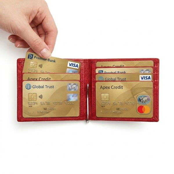 Cartera y tarjetero plegable