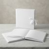 Libro de Visitas Blanco con Tapa Rígida – Álbum de Firmas para Bodas, Comuniones y Eventos