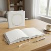 AFC-001_3.JPG Libro de Visitas Blanco con Detalles Dorados para Comunión – Libro de Firmas Elegante