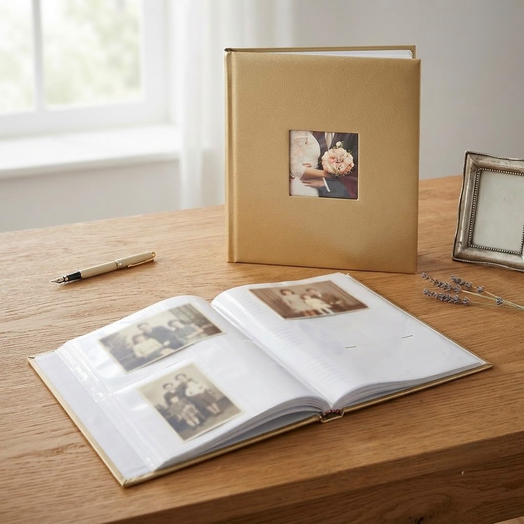 AFP-001_1.jpg Álbum de Fotos 10x15 para 208 Fotos – Álbum Fotográfico con Fundas