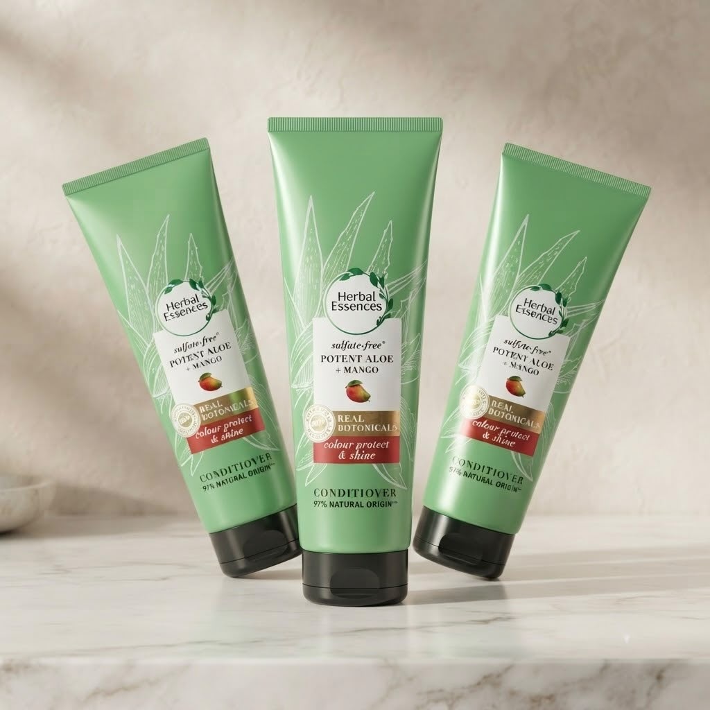 AH-001_1.JPG Acondicionador Herbal Essences Aloe y Mango 275 ml – Cabello Suave, Hidratado y Brillante