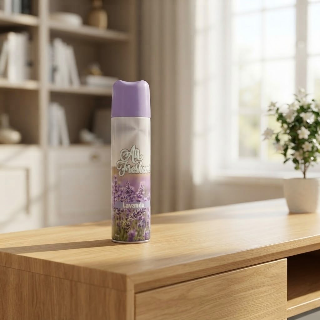 Ambientador en Aerosol 300 ml Lavanda y Jazmín – Spray Perfumado para el Hogar