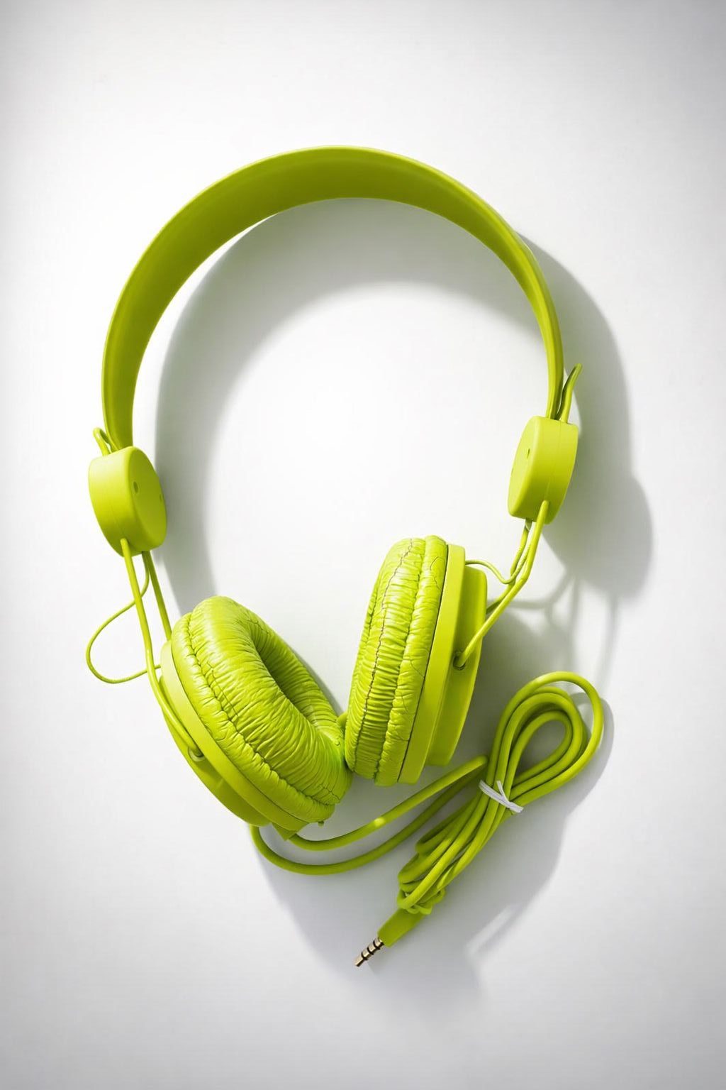 Casco auricular verde