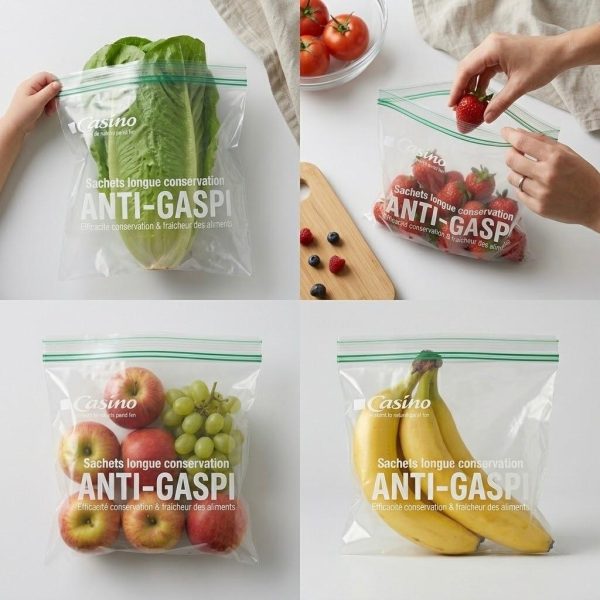 Bolsas Transparentes para Conservar Alimentos | Pack de 10 Unidades