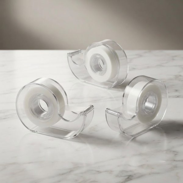 C11-001_2.jpg Transparent Adhesive Tape with Dispenser and Tape Roll – Desktop Tape Holder for Office, School & Home