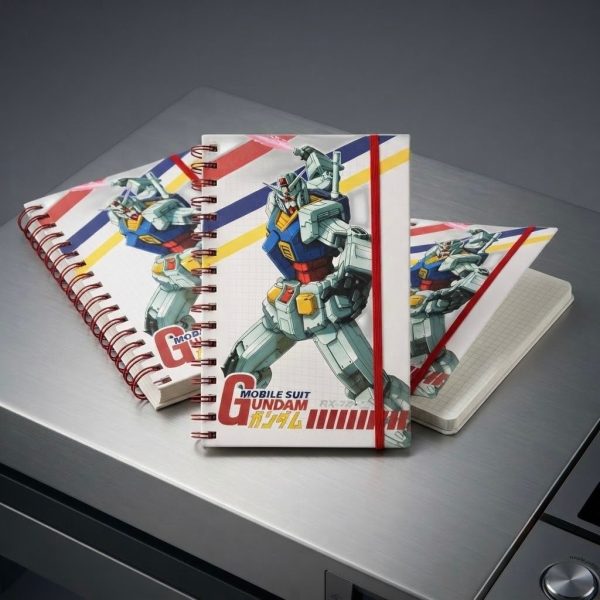 A5 Writing Notebook with Hardcover, Spiral Binding and Squared Pages