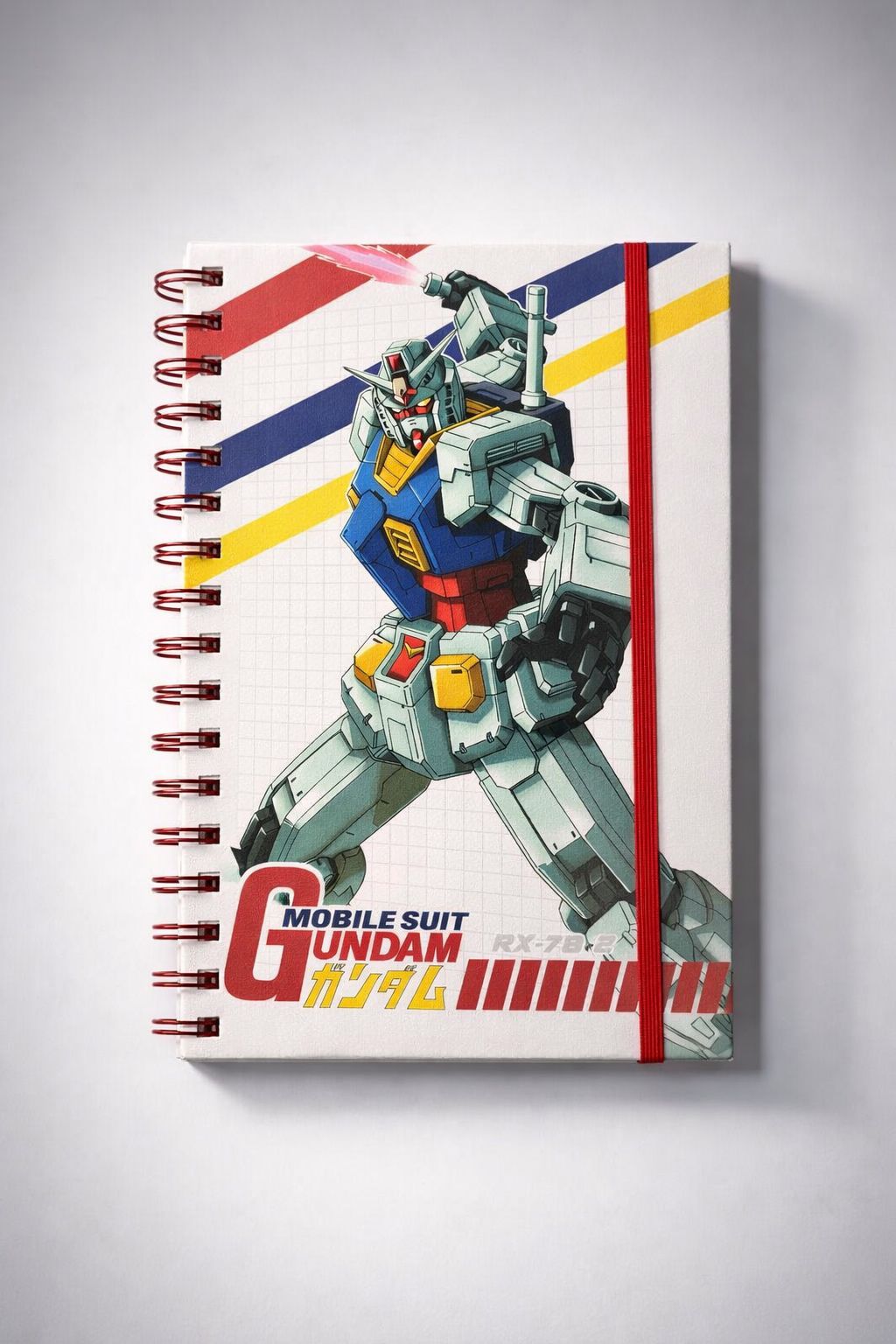 CAGHC-001_3.JPG A5 Writing Notebook with Hardcover, Spiral Binding and Squared Pages