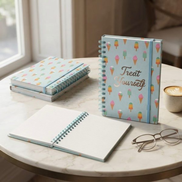 CAHRVH-001_2.jpg Cuaderno A5 Anillado con Hojas a Rayas – Libreta de Tapa Rígida para Apuntes y Oficina