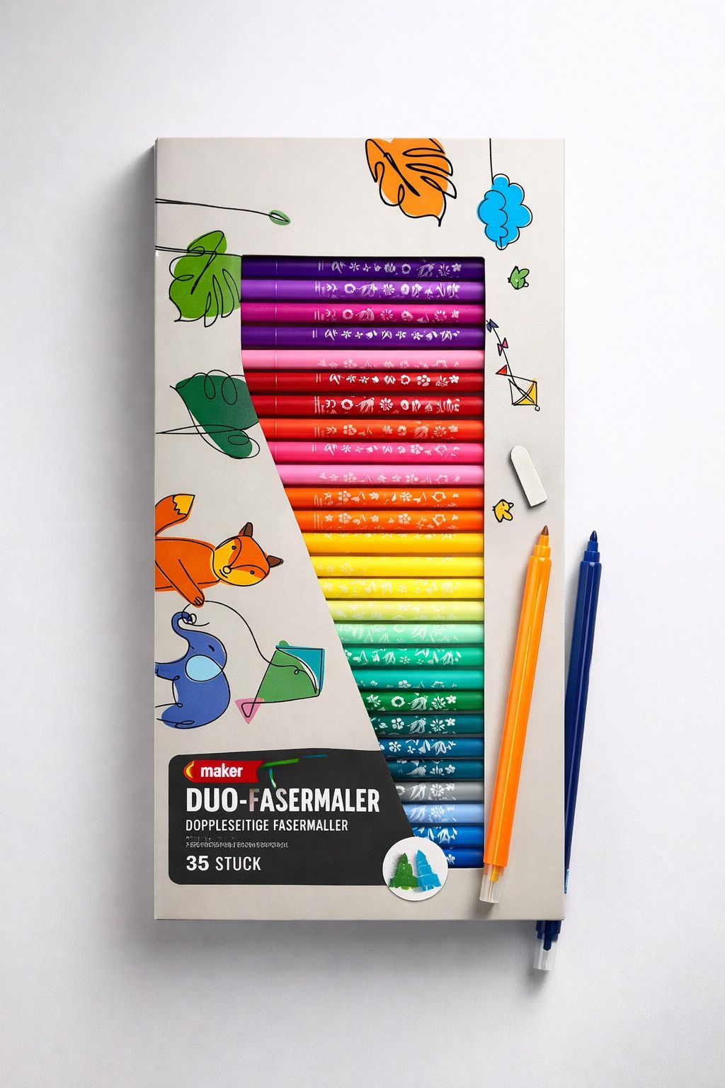 Pack 35 rotuladores color