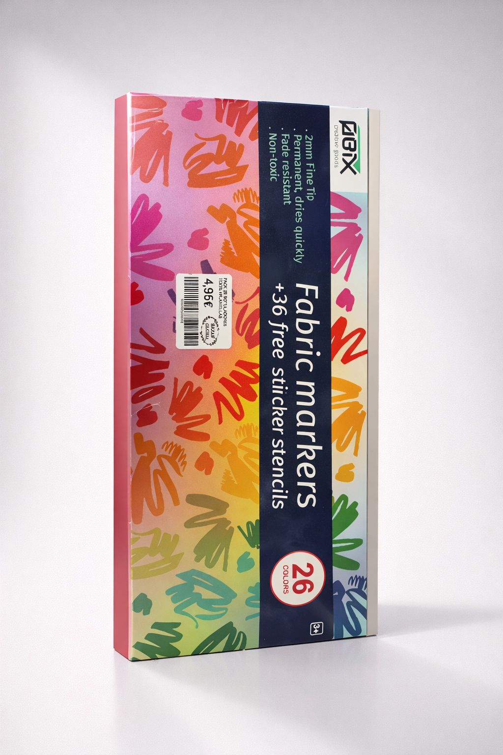 Pack 26 rotuladores textiles