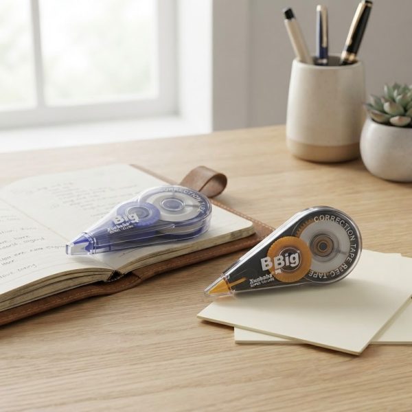 CC2-002_2.JPG Pack of 2 Correction Tape Rollers (8 m Each) – Dry Correction Tape for Office, School & Study