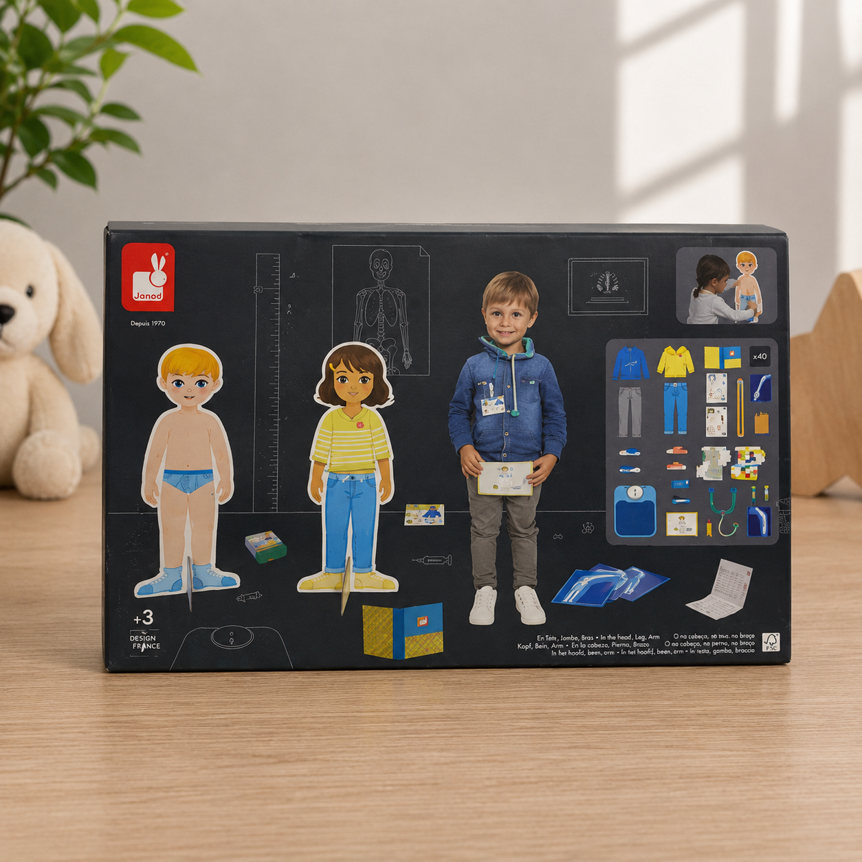 Juego de Manualidades y Construcción de Doctor para Niños +3 Años – 40 Piezas Educativas