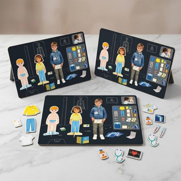 Juego de Manualidades y Construcción de Doctor para Niños +3 Años – 40 Piezas Educativas