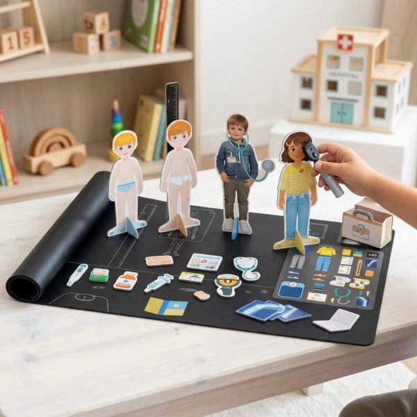 Juego de Manualidades y Construcción de Doctor para Niños +3 Años – 40 Piezas Educativas