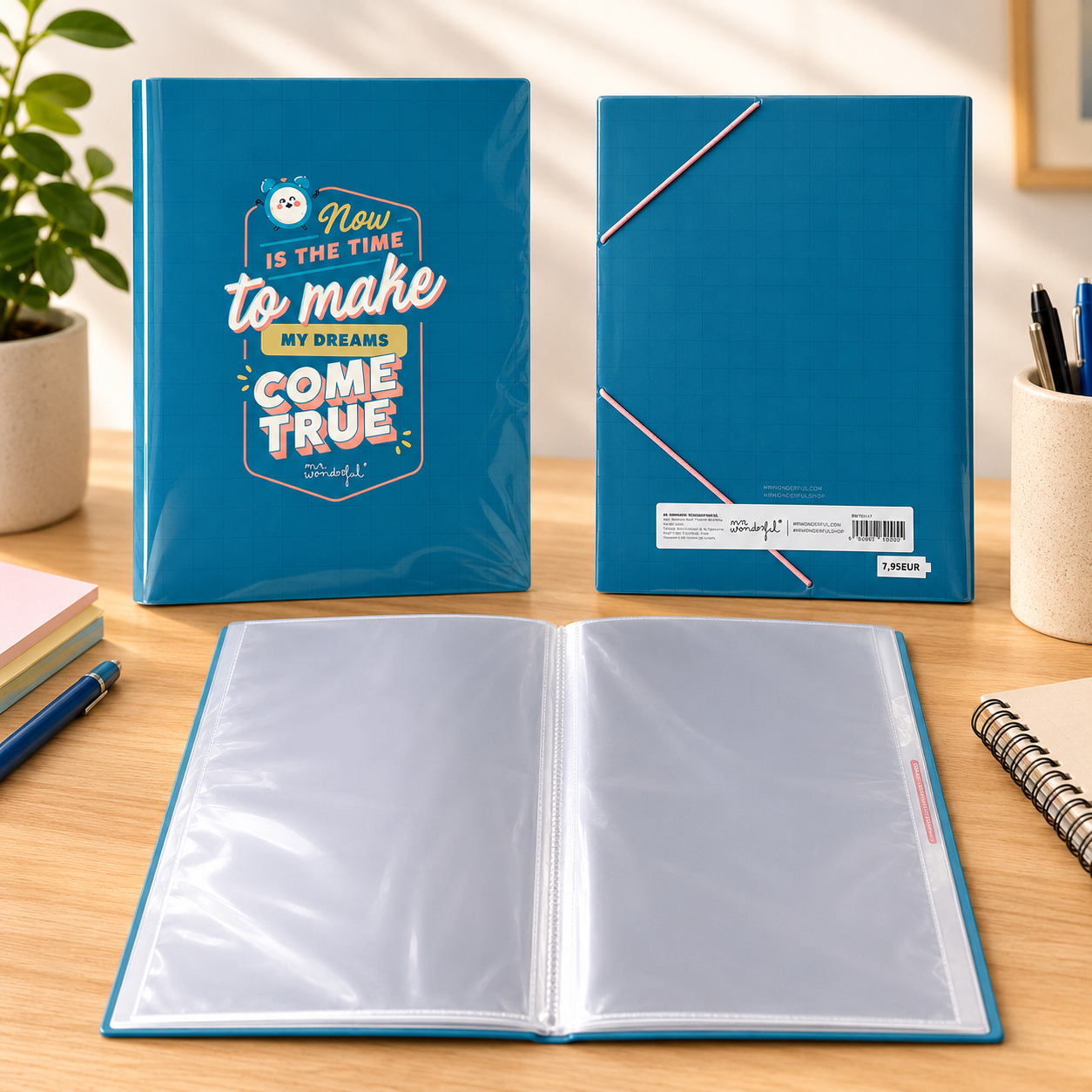 CFT-001_1.jpg Carpeta Escolar A4 con Fundas Transparentes – Archivador para Organizar Documentos