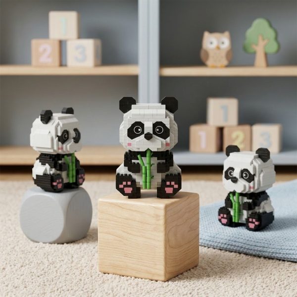 CMP-001_2.jpg Juego de Construcción de Microbloques Oso Panda – Set de 950 Piezas para Mayores de 14 Años