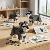 CMS-001_3.jpg Título SEO Juego de Construcción de Microbloques Perro Schnauzer – Set de 950 Piezas para Mayores de 14 Años