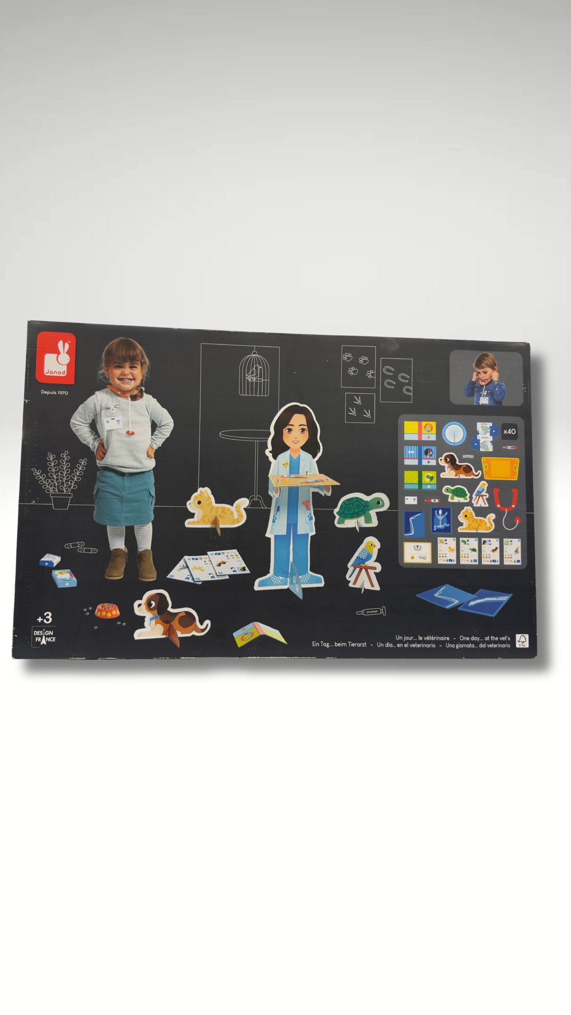 Juego de construcción de veterinaria