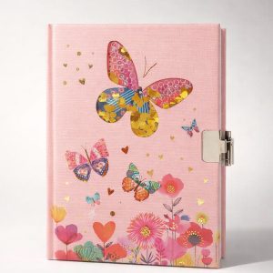 DIARIO-INF-CANDADO-MARIP_1.jpg Children's Butterfly Diary with Lock – Secret Journal for Kids