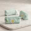 Green School Pencil Case with Colorful Flowers & "Smiley World" Design – School Pen Case