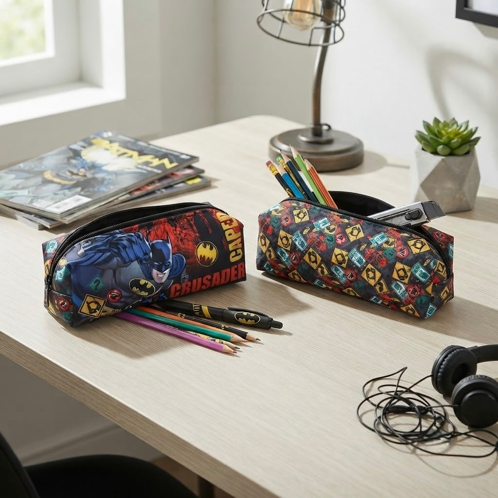 EESB-001_1.jpg Estuche Escolar Batman – Portatodo Infantil con Cremallera para Colegio