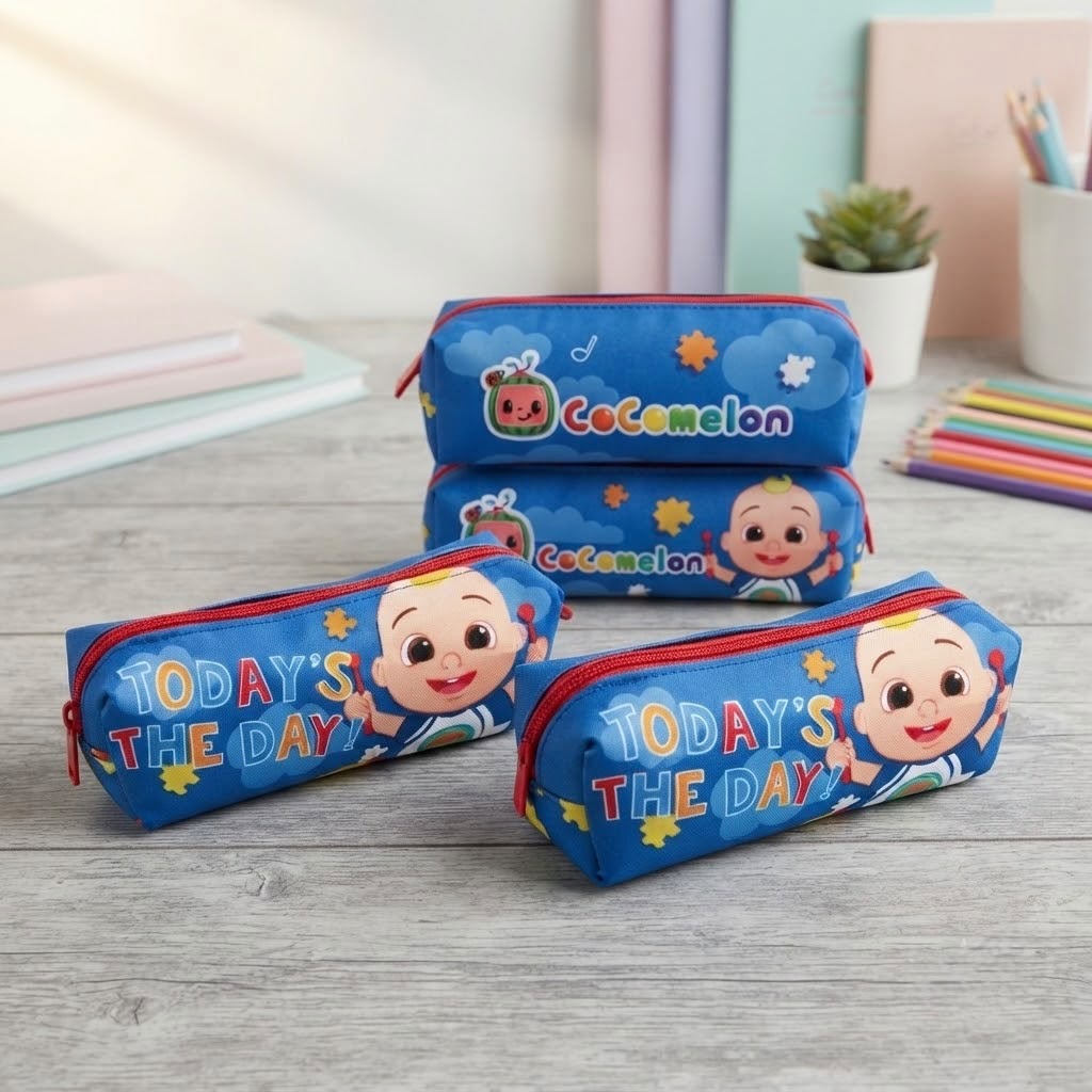EESC-001_3.jpg Estuche Escolar Cocomelon – Portatodo Infantil con Cremallera para Colegio