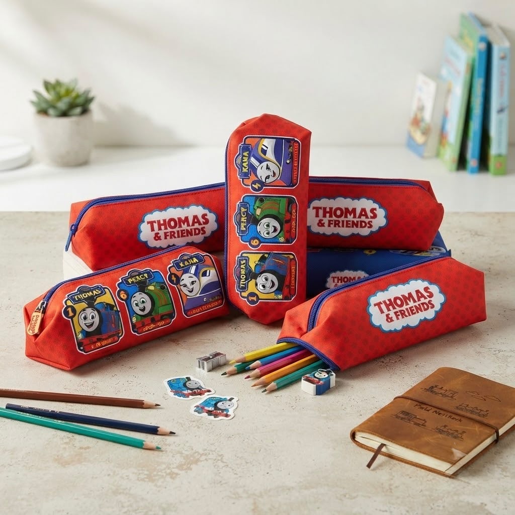 EEST-001_1.jpg Thomas & Friends Pencil Case – Kids' School Pen Case with Zip