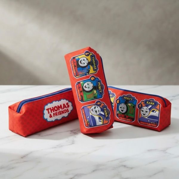 Thomas & Friends Pencil Case – Kids' School Pen Case with Zip