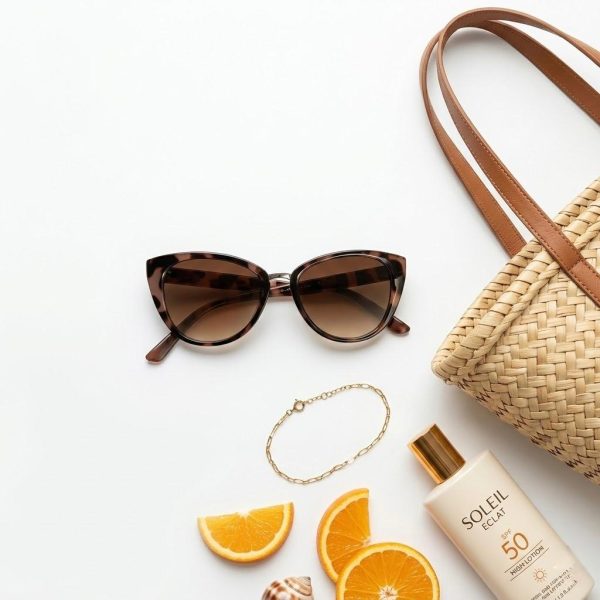 Gafas de Sol Marrones con Cristal Marrón de Moda