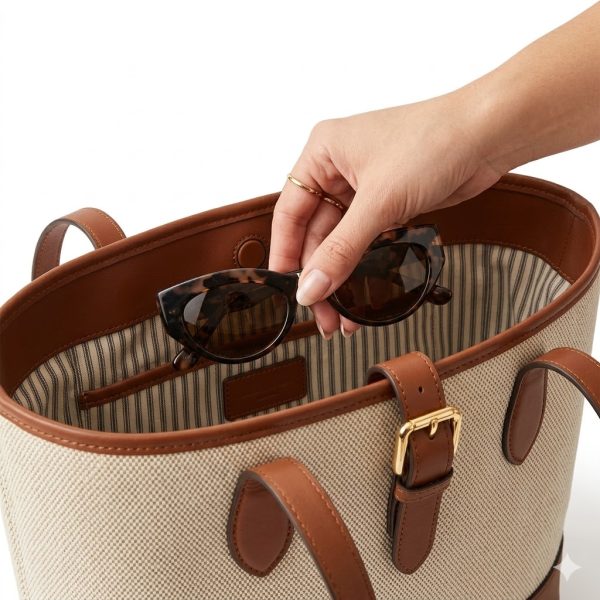 Brown Animal Print Oval Sunglasses with Transparent Frame and Brown Lenses