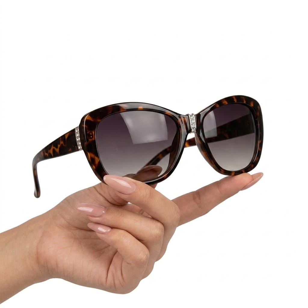 Gafas Ovaladas Animal Print de Moda