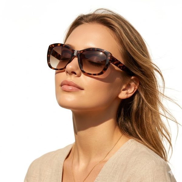 Gafas Ovaladas Animal Print de Moda