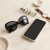 Gafas de Sol Ovaladas Negras con Cristal Negro | Estilo Elegante y Moderno