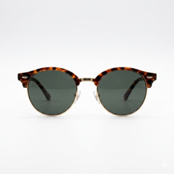 Gafas de Sol Redondas Animal Print de Plástico para Mujer