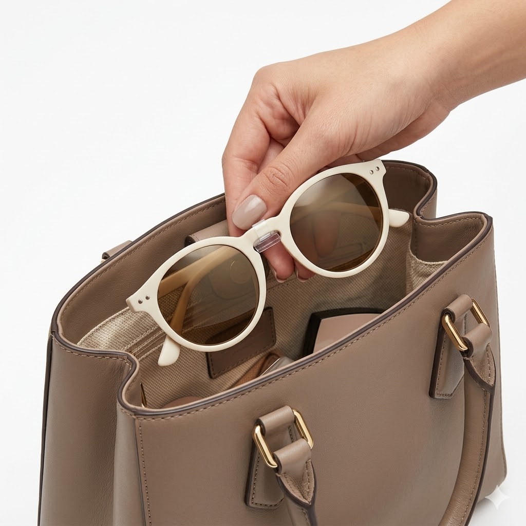 Gafas de Sol Blancas con Detalles Plateados | Estilo Moderno y Elegante