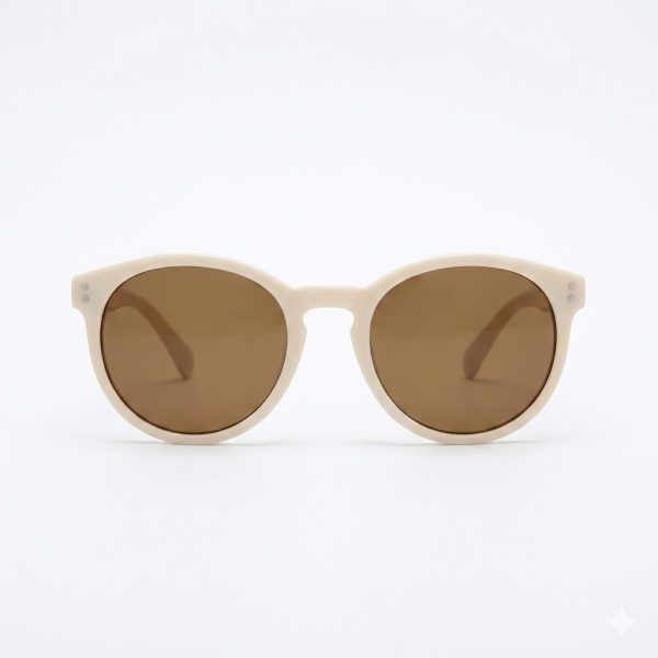 Gafas de Sol Blancas con Detalles Plateados | Estilo Moderno y Elegante