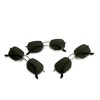 Gafas de Sol Cuadradas Metálicas Negras | Diseño Moderno y Sofisticado