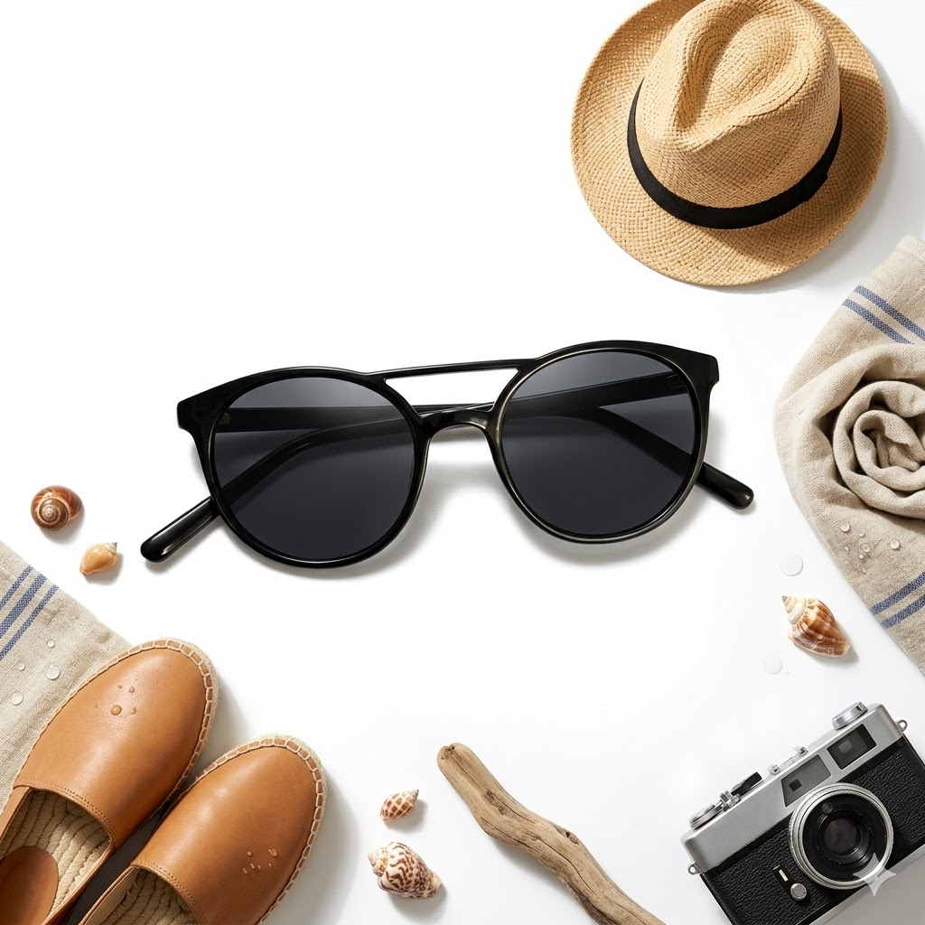 Gafas de Sol Redondas Negras con Doble Puente Metálico | Estilo Moderno y Urbano