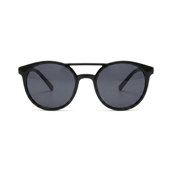 Gafas de Sol Redondas Negras con Doble Puente Metálico | Estilo Moderno y Urbano