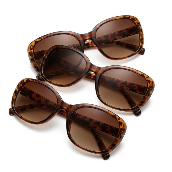 Gafas de Sol Ovaladas Animal Print Marrones | Estilo Retro y Moderno