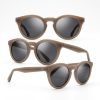 Gafas de Sol con Marco Transparente Marrón Claro de Moda
