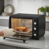 Horno eléctrico de sobremesa negro