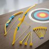 JAF-001_2.jpg Arco y Flechas con Ventosas y Diana – Juego de Tiro para Niños Mayores de 3 Años