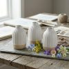 Ceramic Vase in Cream and Beige Tones