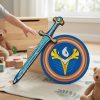 JEE-001 Conjunto de espada y escudo de espuma multicolor | Juguete infantil seguro (color aleatorio)