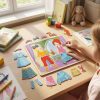 JMF-001_3.JPG Juego Magnético Educativo para Vestir Figuras – Puzzle Creativo para Niños