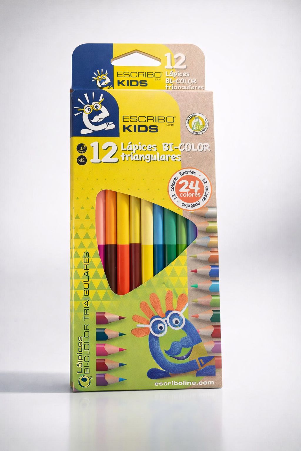 Pack 12 Lápices bicolor