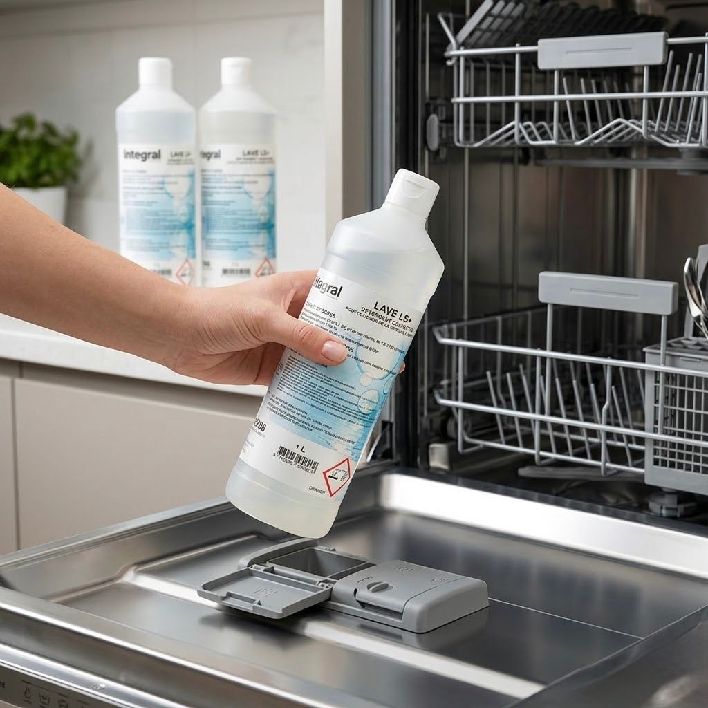 Detergente Concentrado para Lavavajillas 1L | Limpieza Potente y Brillo Duradero