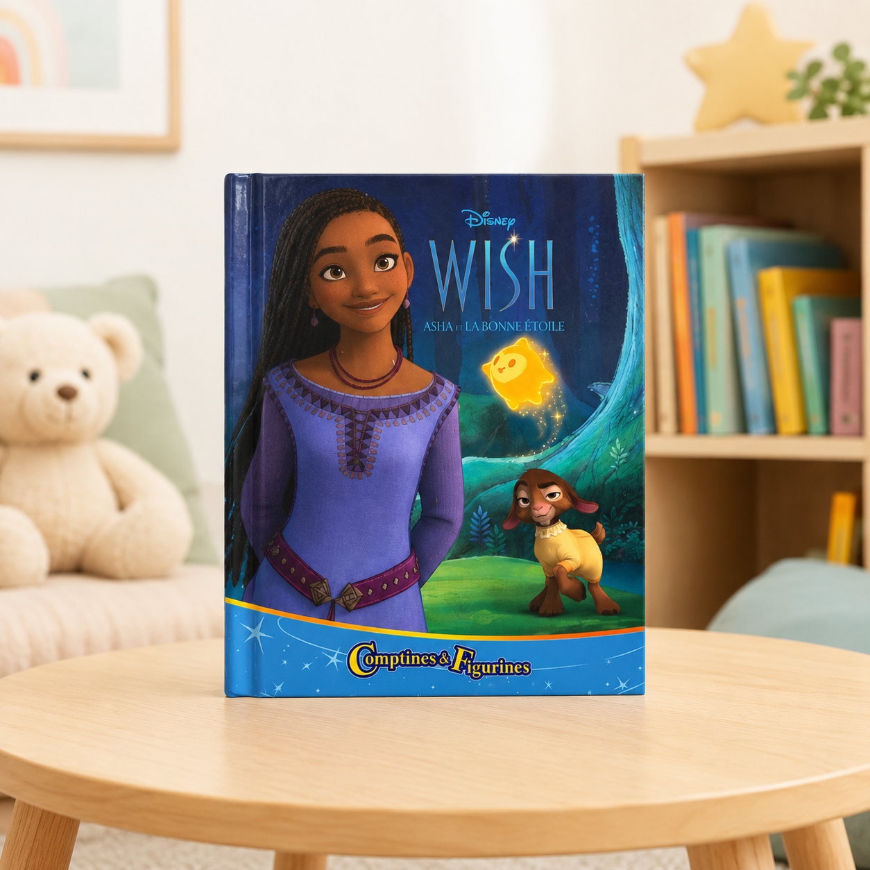 Libro de Cuentos y Figuras de Wish: El Poder de los Deseos – Set con Libro Ilustrado, 10 Figuras y Tapiz de Juego